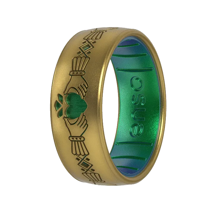 Claddagh Ring - Antique Gold