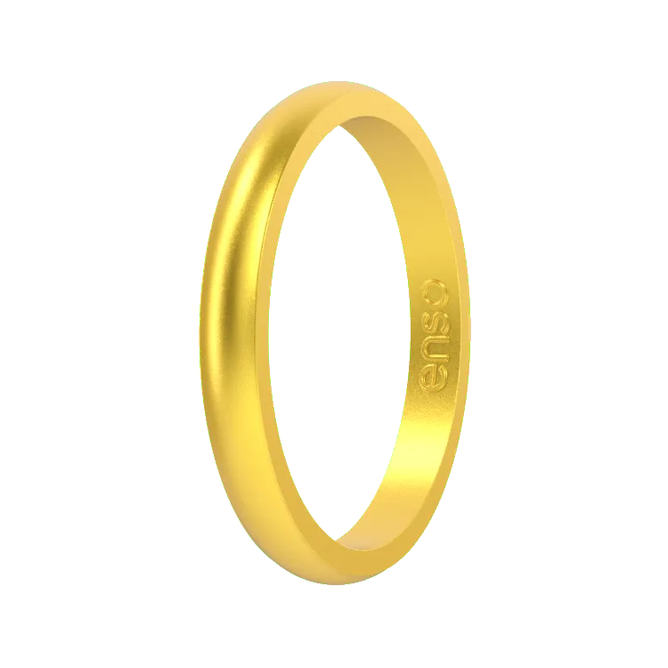 Halo Birthstone Ring - Yellow Topaz