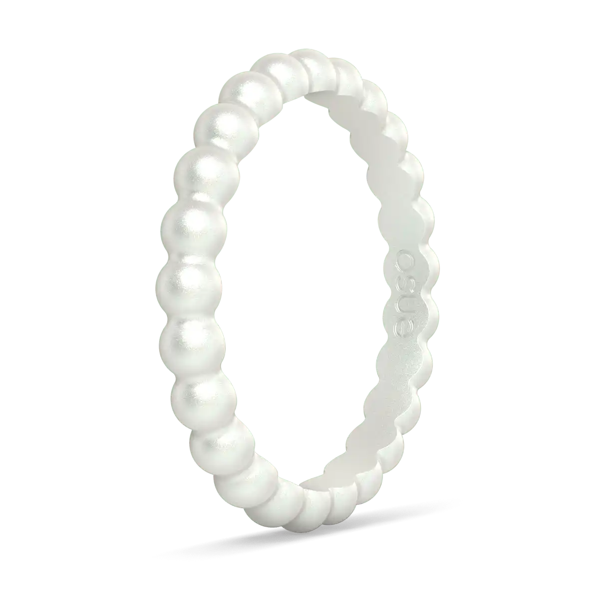 Beaded Ring - Metallic Pearl