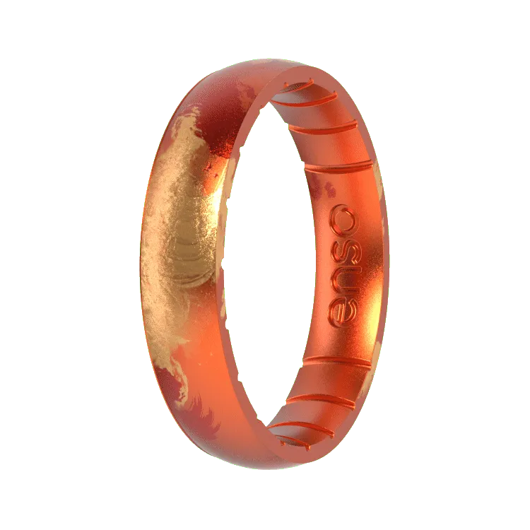 Thin Handcrafted Ring - Sunburst