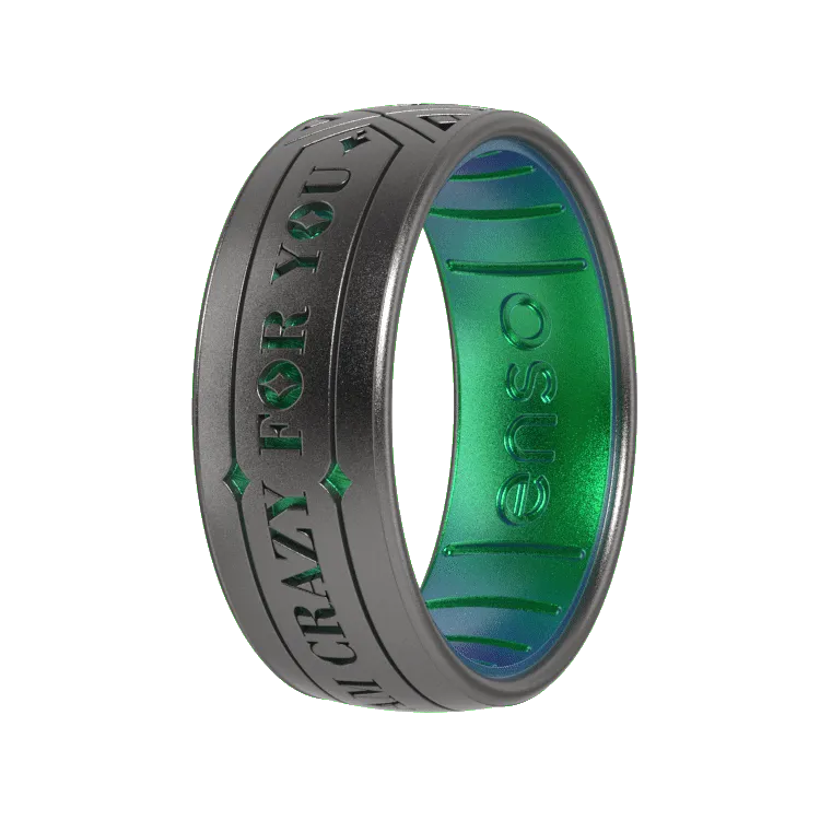 Joker I Am Crazy For You DC Ring - Platinum