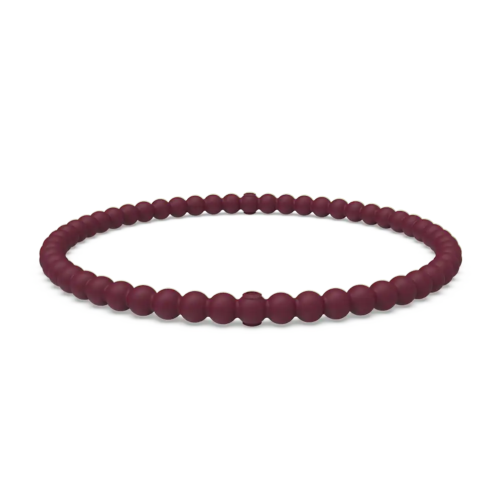 Beaded Bracelet - Oxblood