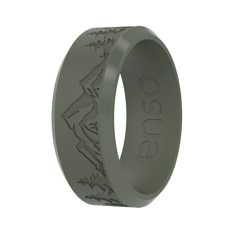 Peak Bevel Ring - Pine