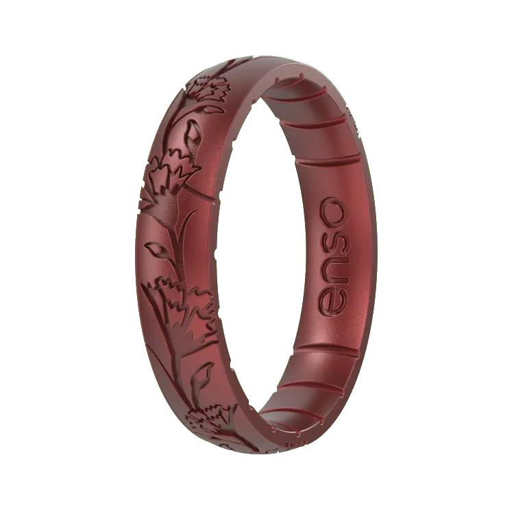January Birth Flower Ring