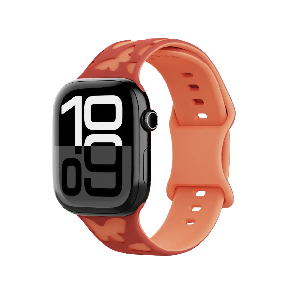 Silicone Sport Apple Watch Band - Butterfly