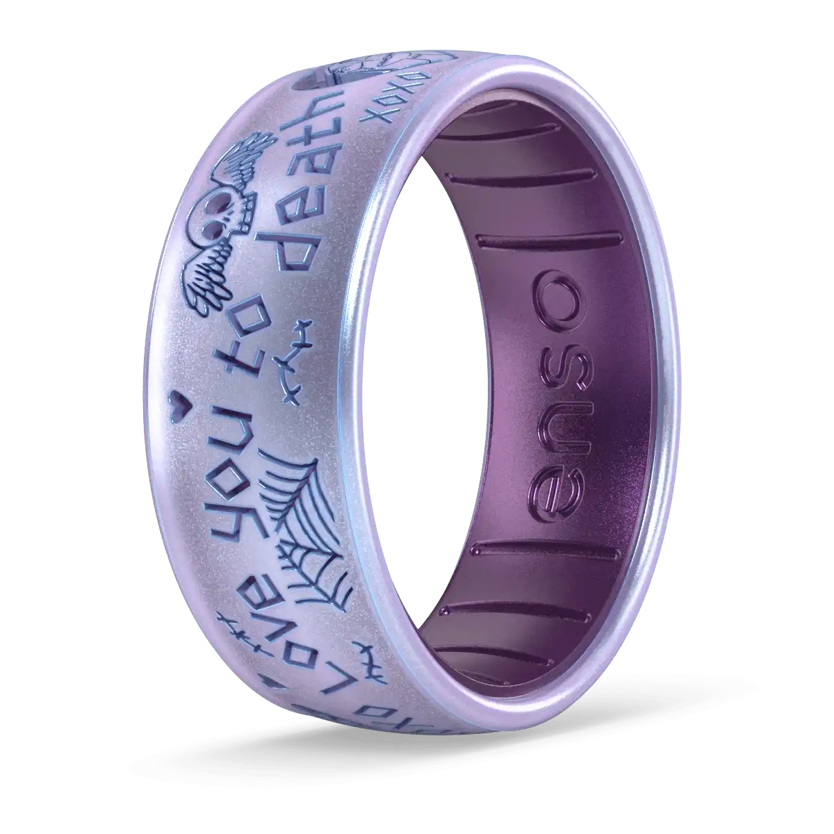 Love You To Death Nightmare Before Christmas Ring - Moonstone