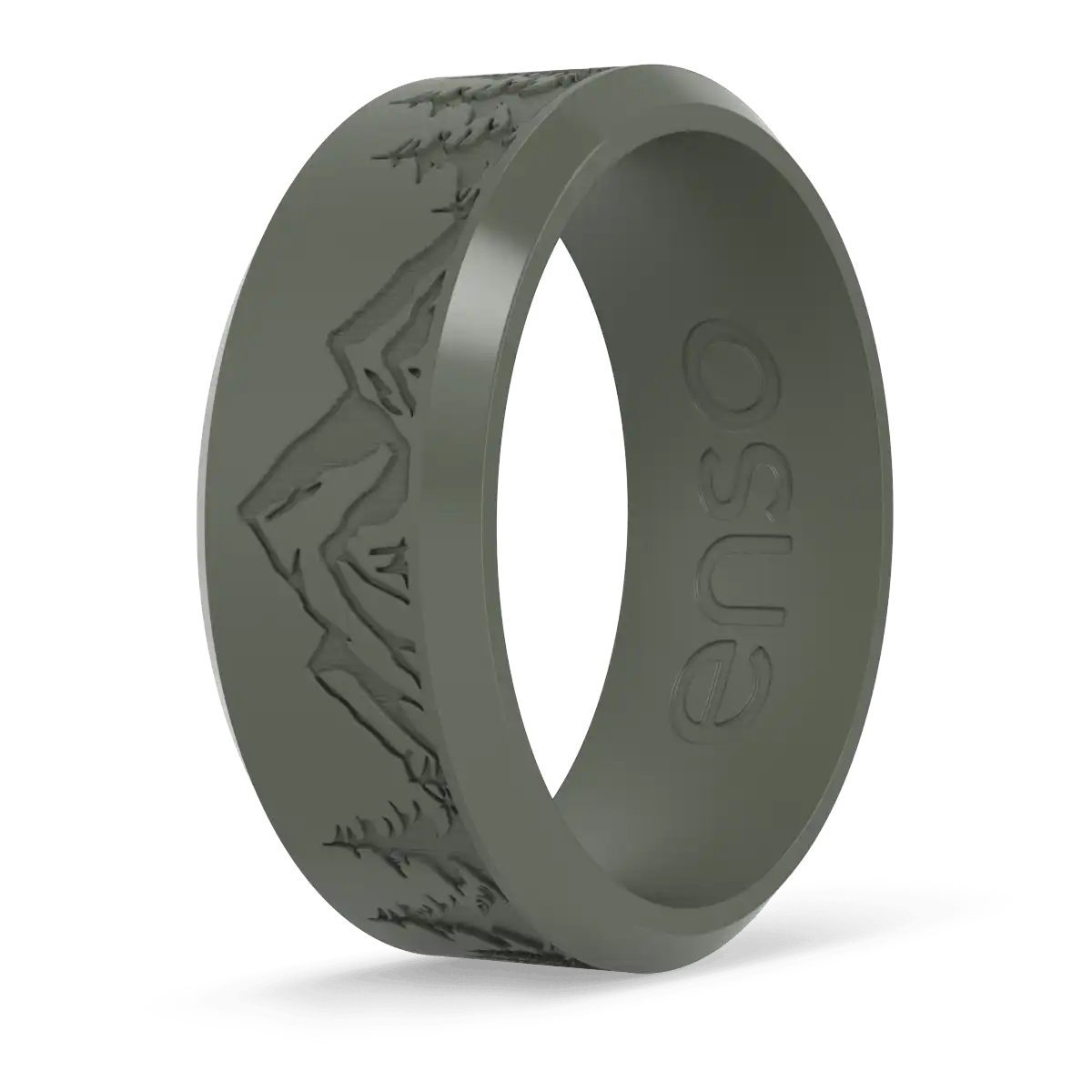 Peak Bevel Ring - Pine