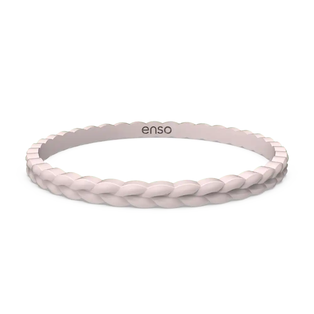 Weave Bracelet - Pink Sand