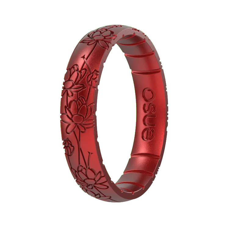 July Birth Flower Ring