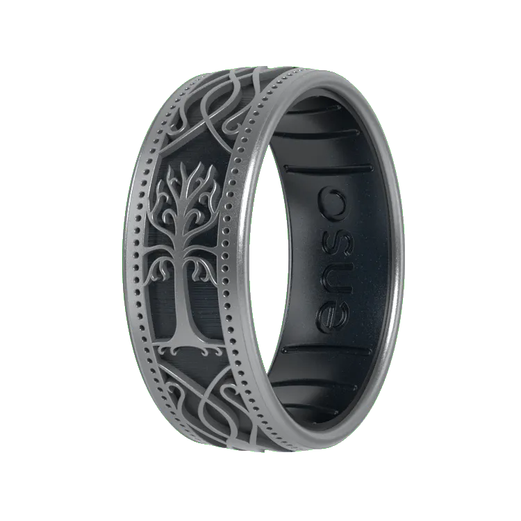 Tree of Kings The Lord of the Rings Ring - Silver