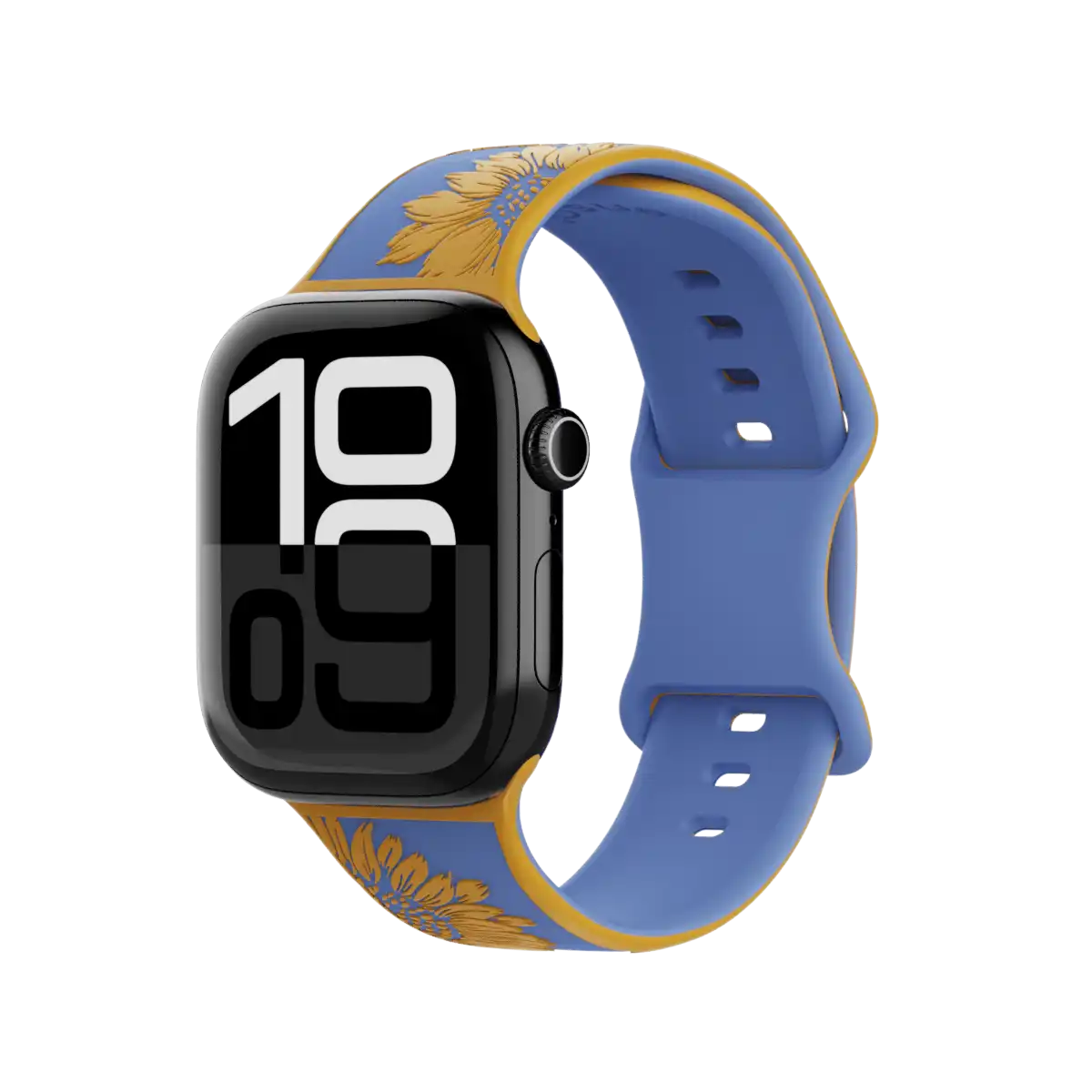 Silicone Sport Apple Watch Band - Sunflowers