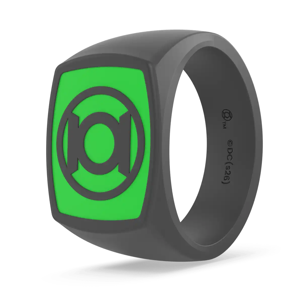 Green Lantern DC Grand Signet Ring - Slate