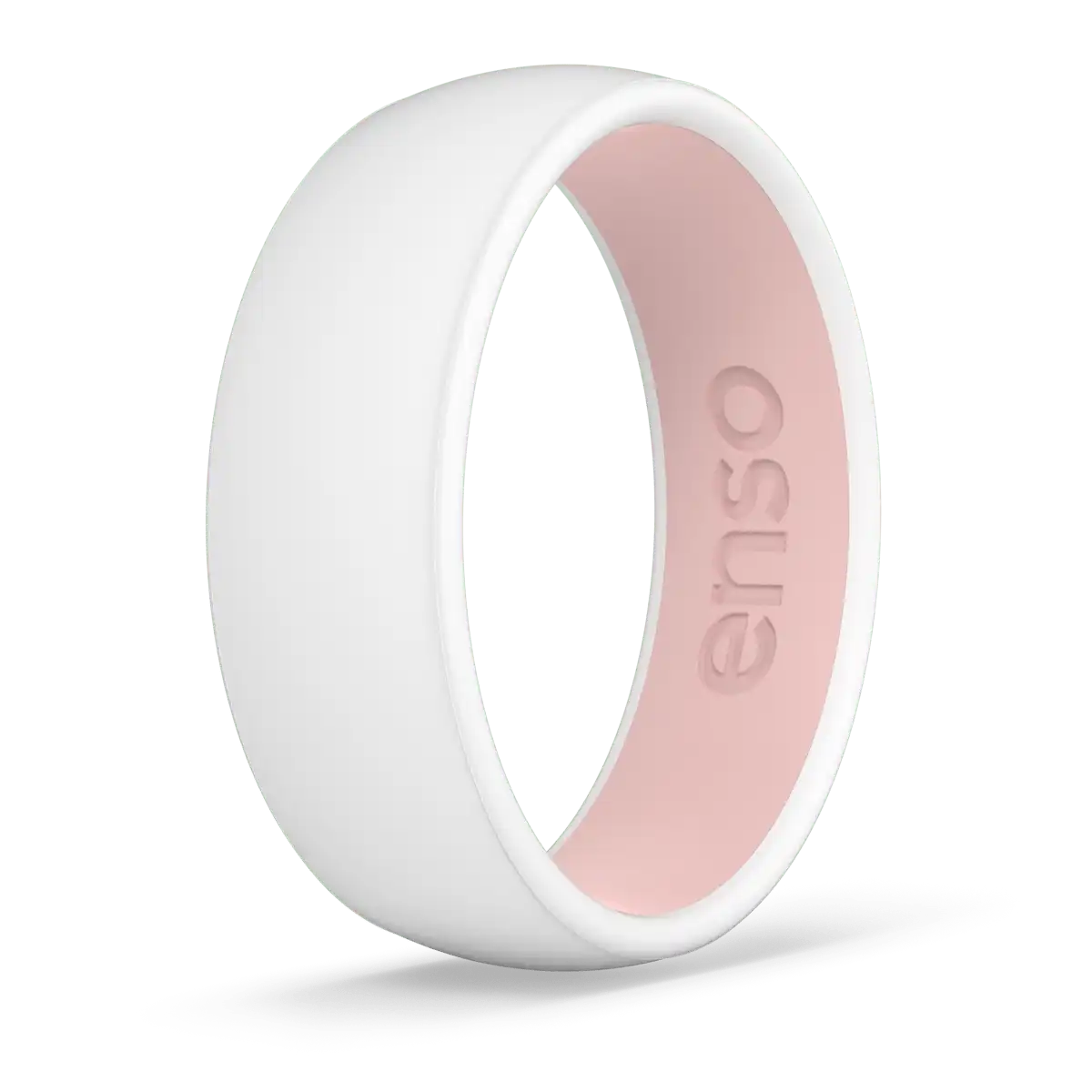 Dualtone Ring - White & Pink Sand