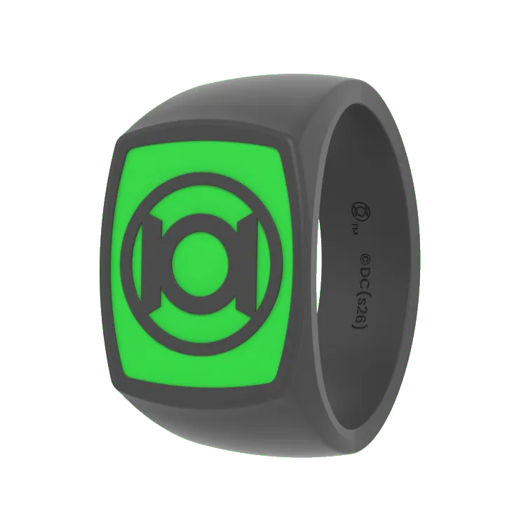 Green Lantern DC Grand Signet Ring - Slate