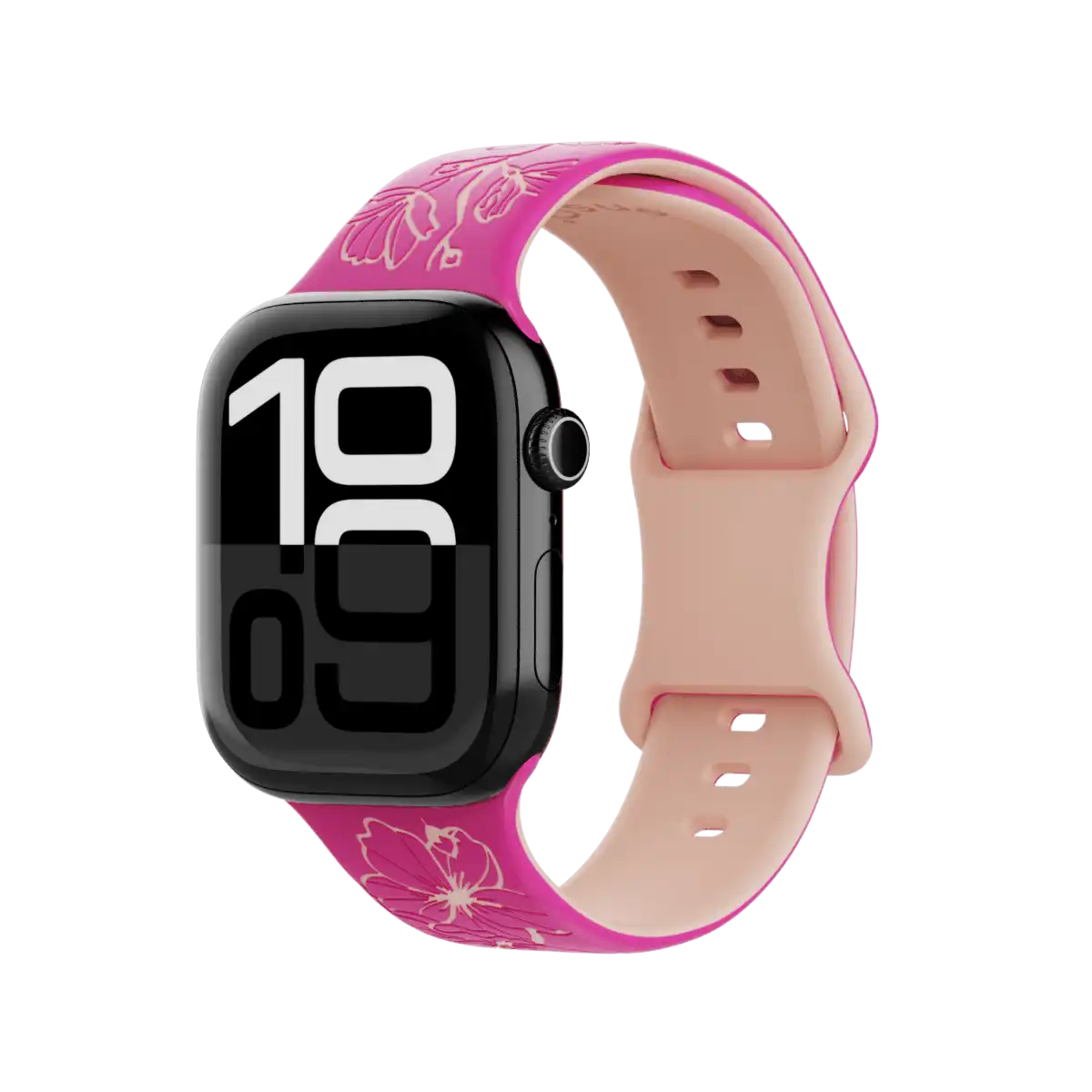 Silicone Sport Apple Watch Band - Blossoming Cherry