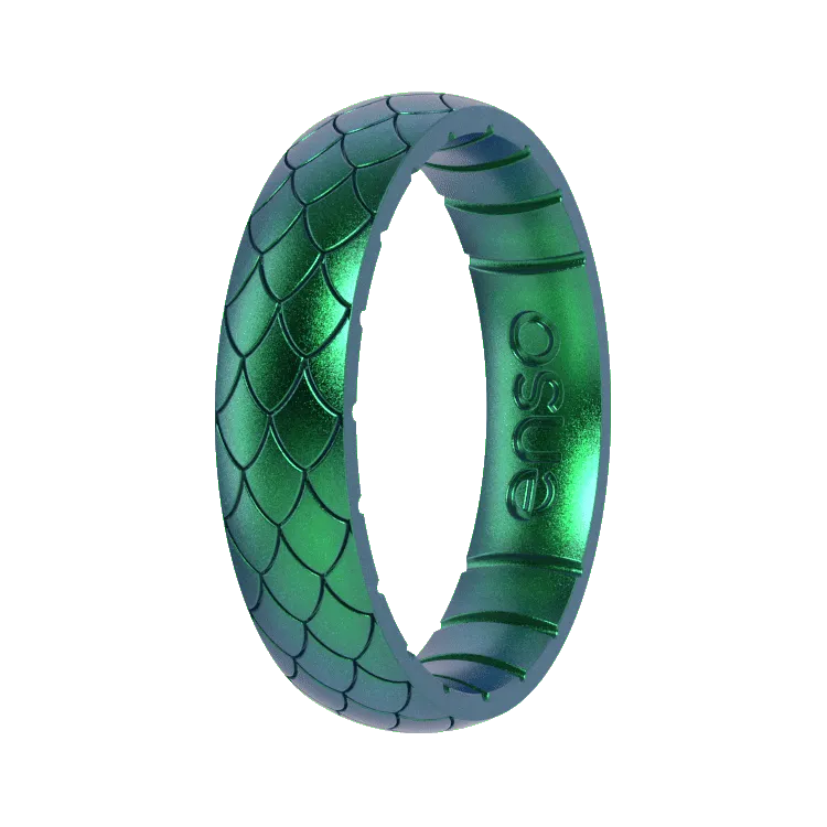 Thin Dragon Scale Ring - Dragon