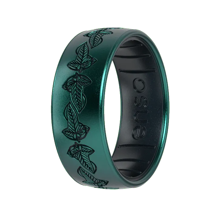 Leaf of Lorien The Lord of the Rings Ring - Emerald