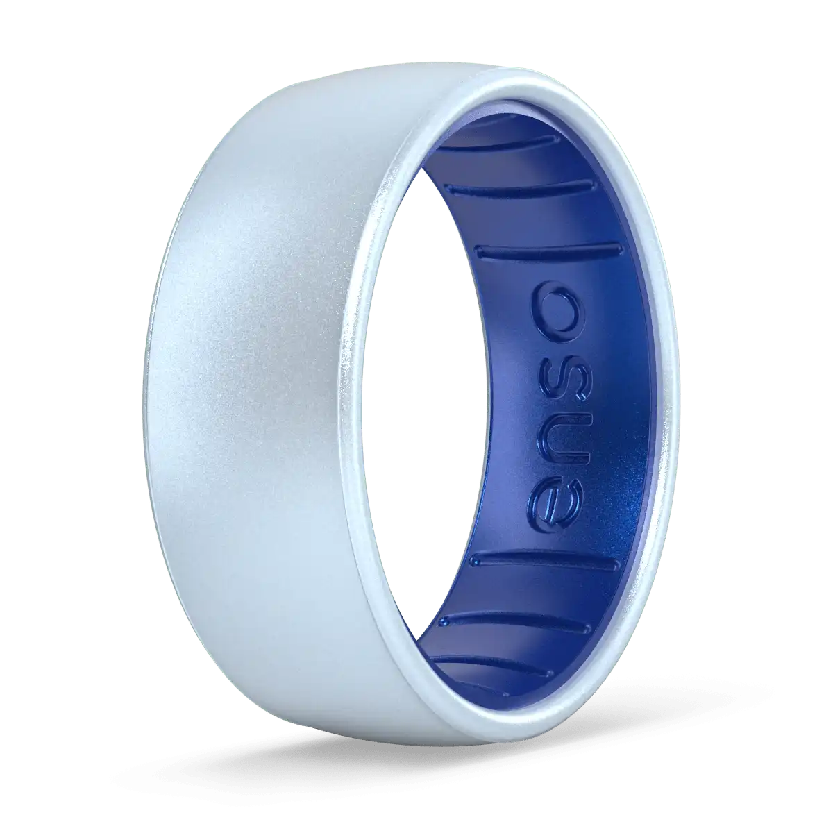 Metallic Dualtone Ring - Diamond & Sapphire