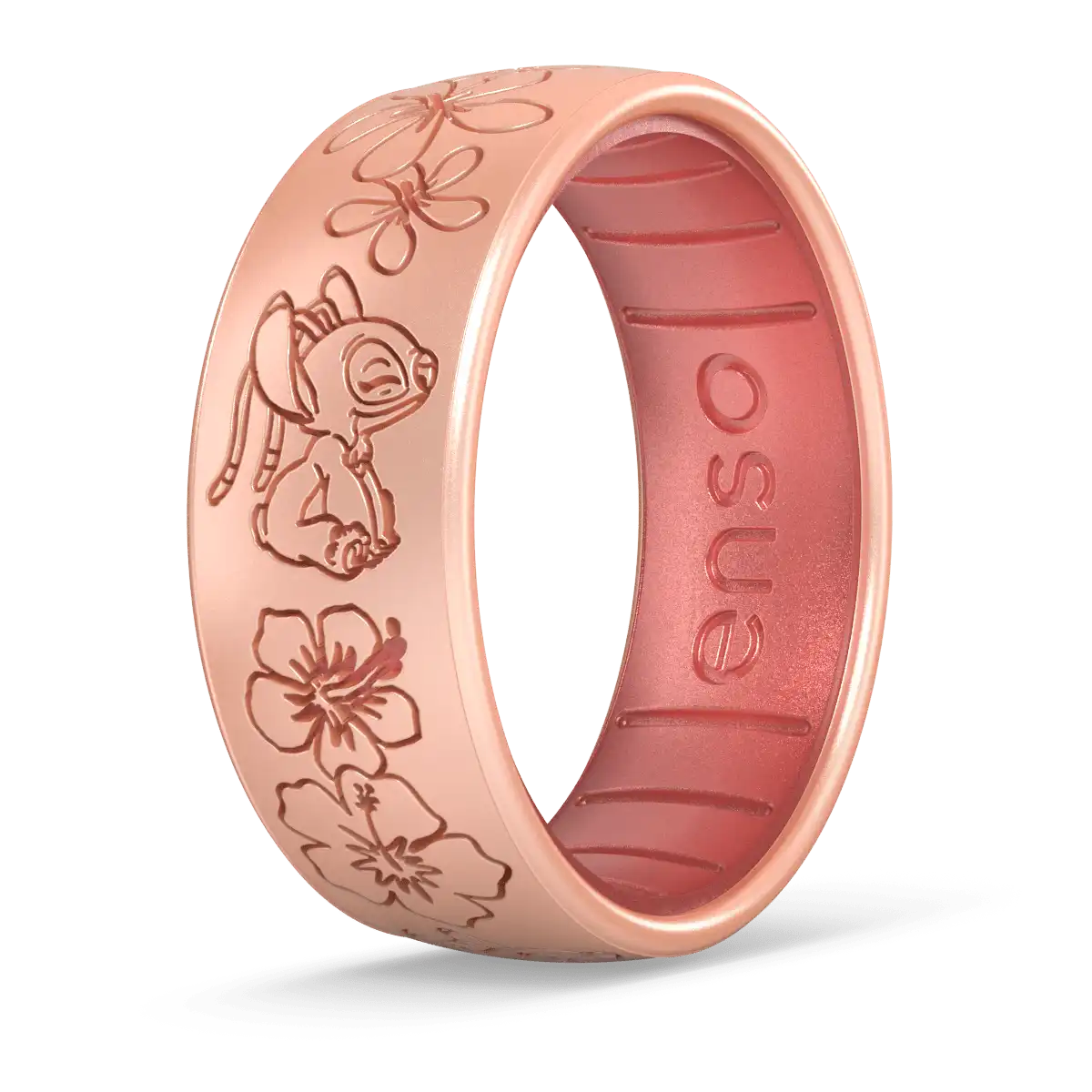 Angel Kiss Lilo & Stitch Disney Ring - Rose Gold