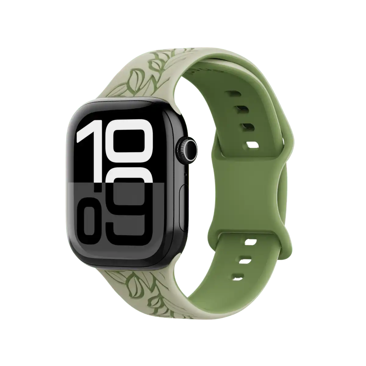 Silicone Sport Apple Watch Band - Laurel