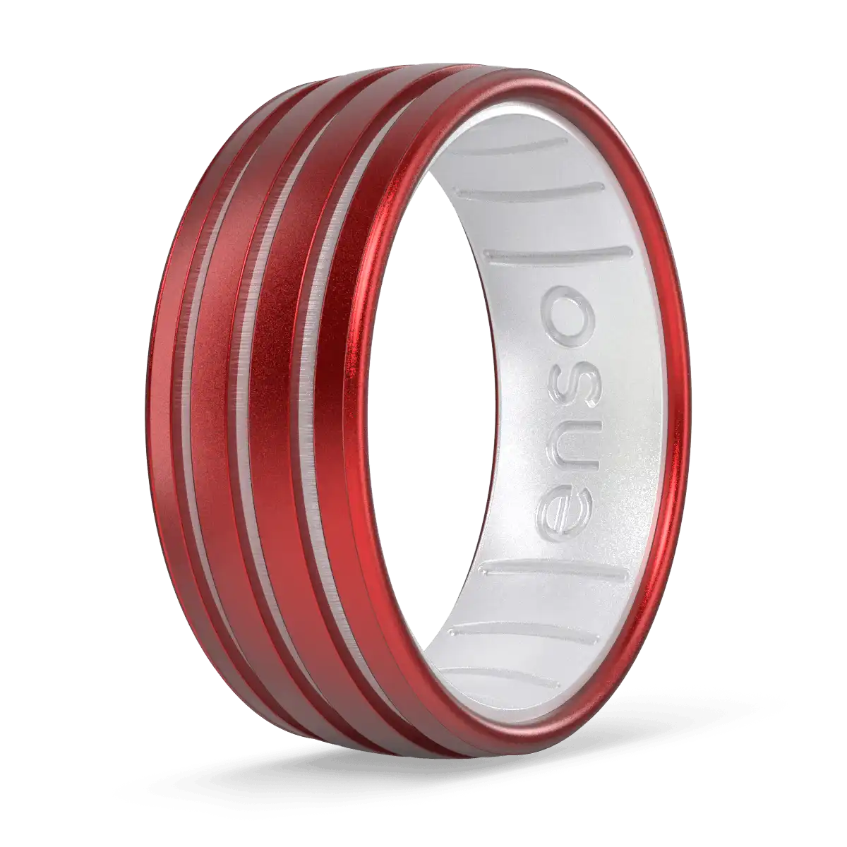 Heritage Stripes Ring - Ruby