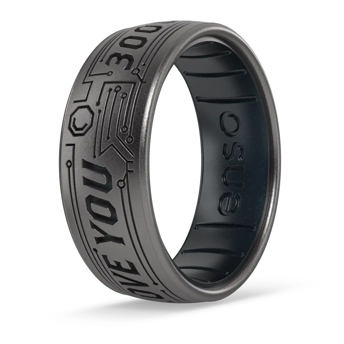 I Love You 3000 Iron Man Marvel Ring - Platinum