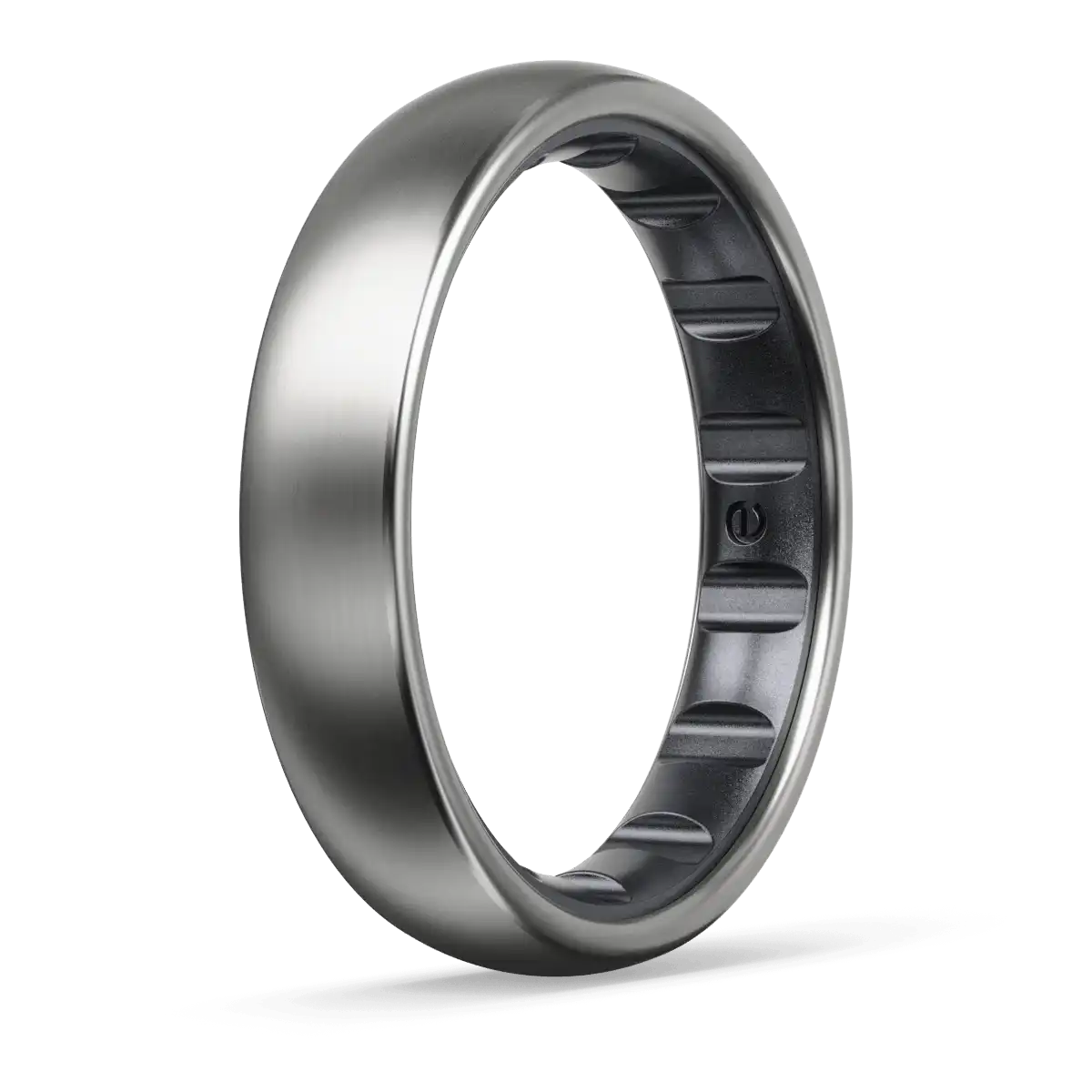 Thin Metal Hybrid Ring - Titanium