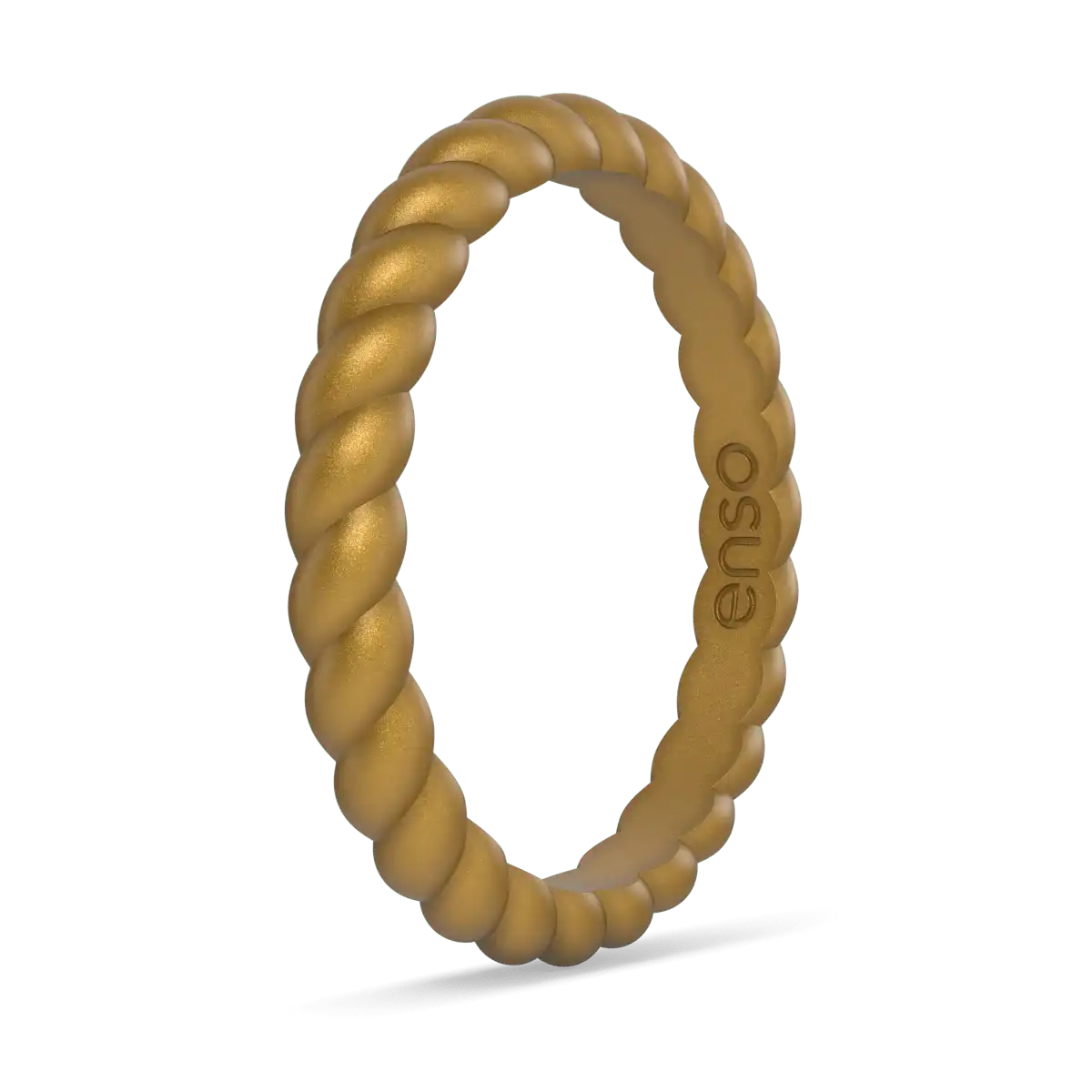 Braided Ring - Metallic Gold