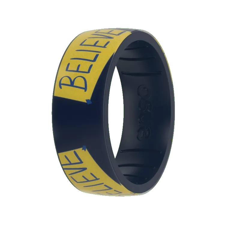 Believe Ted Lasso Ring - Dark Blue