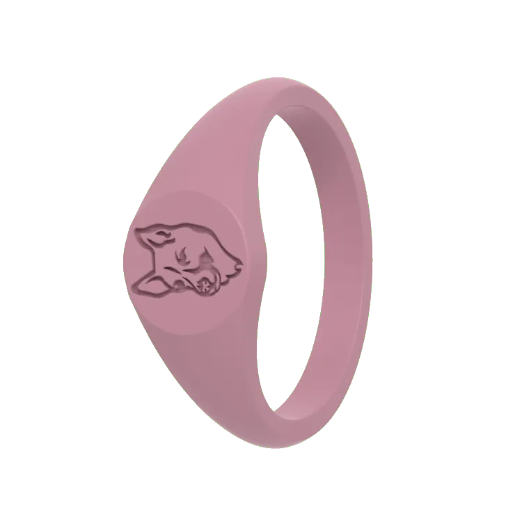 German Shepherd Small Signet Ring