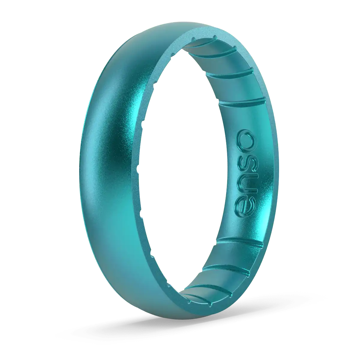 Thin Elements Ring - Peacock Quartz