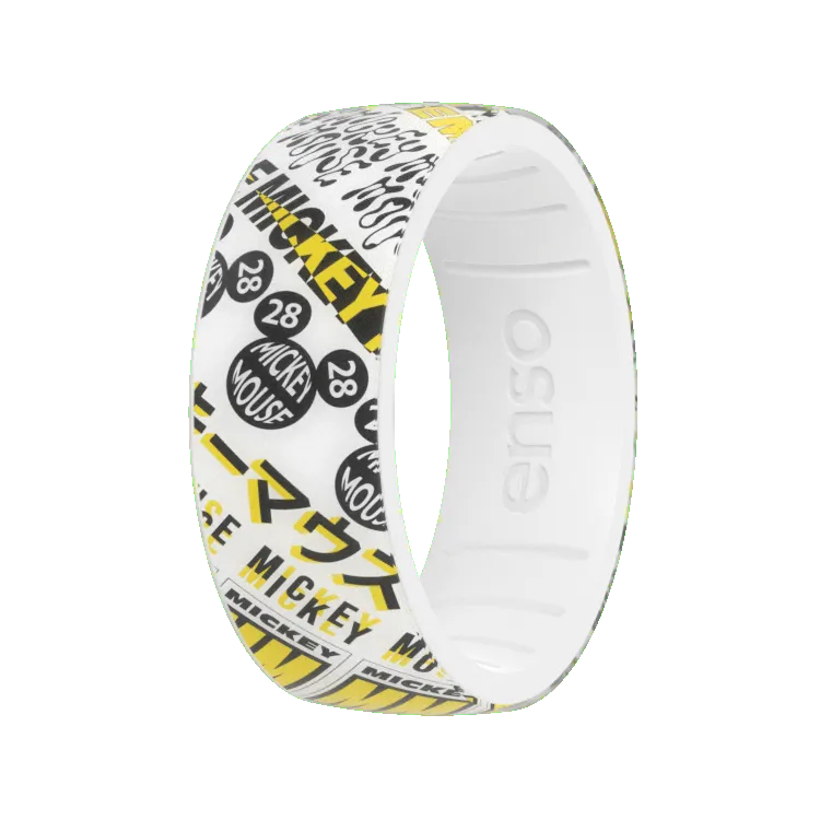 Mickey Mouse Street Script Disney Ring - Street Script