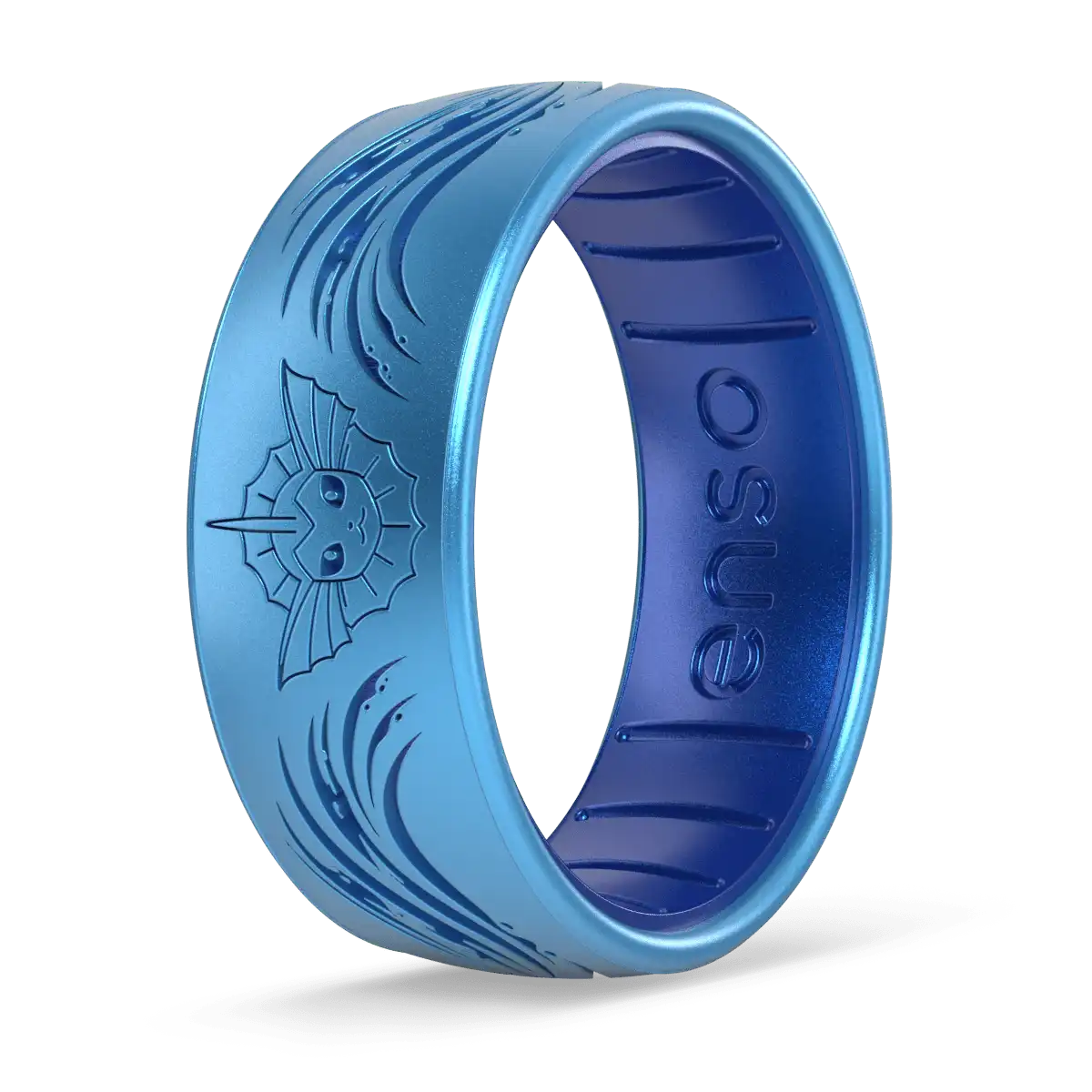Vaporeon Pokémon Ring - Blue Topaz