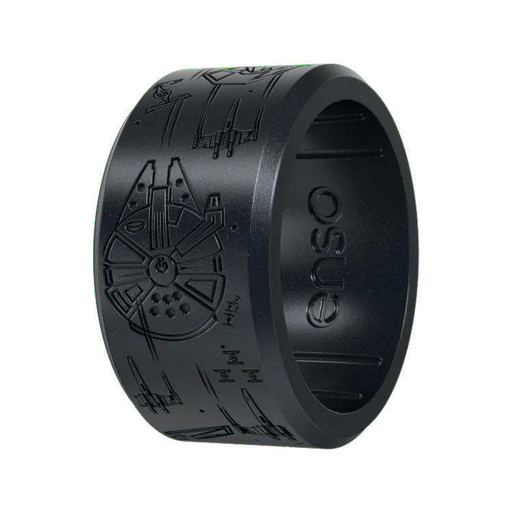 Trench Run Star Wars™ Ring - Black Pearl