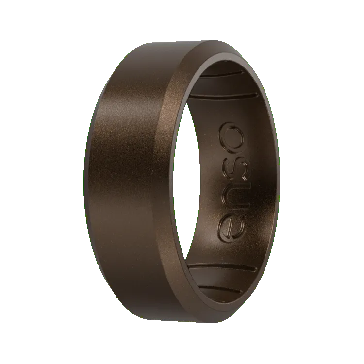 Elements Bevel Ring - Meteorite