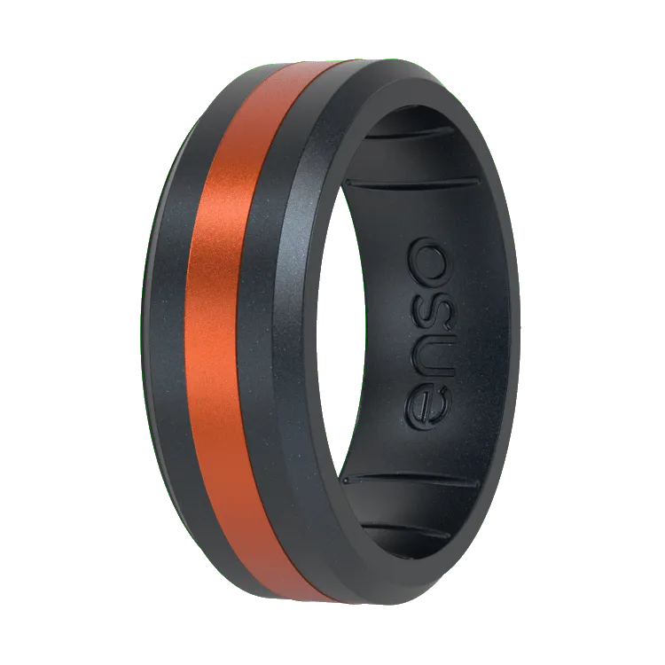 Axis Cancer Awareness Ring  - Black Pearl & Phoenix