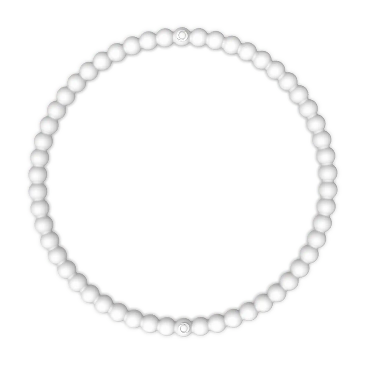 Beaded Bracelet - White