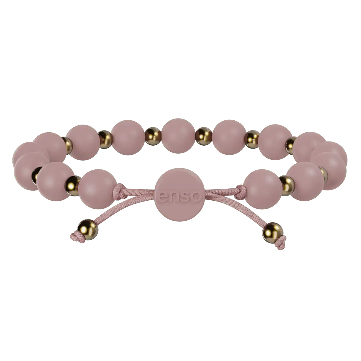 Slider Bracelet - Pink Sand & Gold