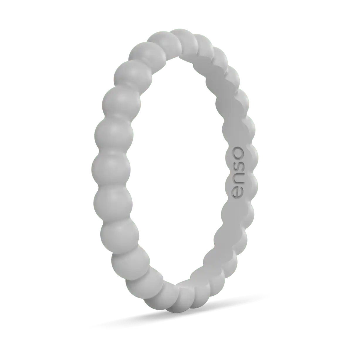 Beaded Ring - Misty Gray