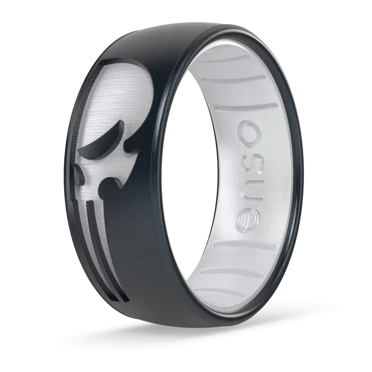 Punisher Marvel Ring - Black Pearl