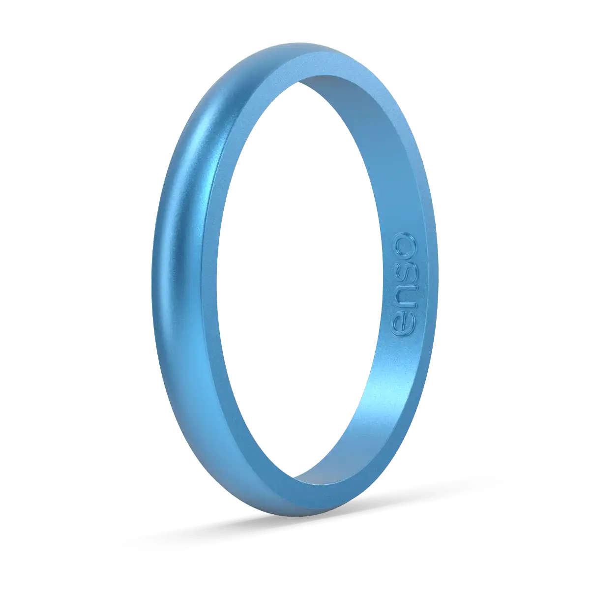 Halo Birthstone Ring - Blue Topaz