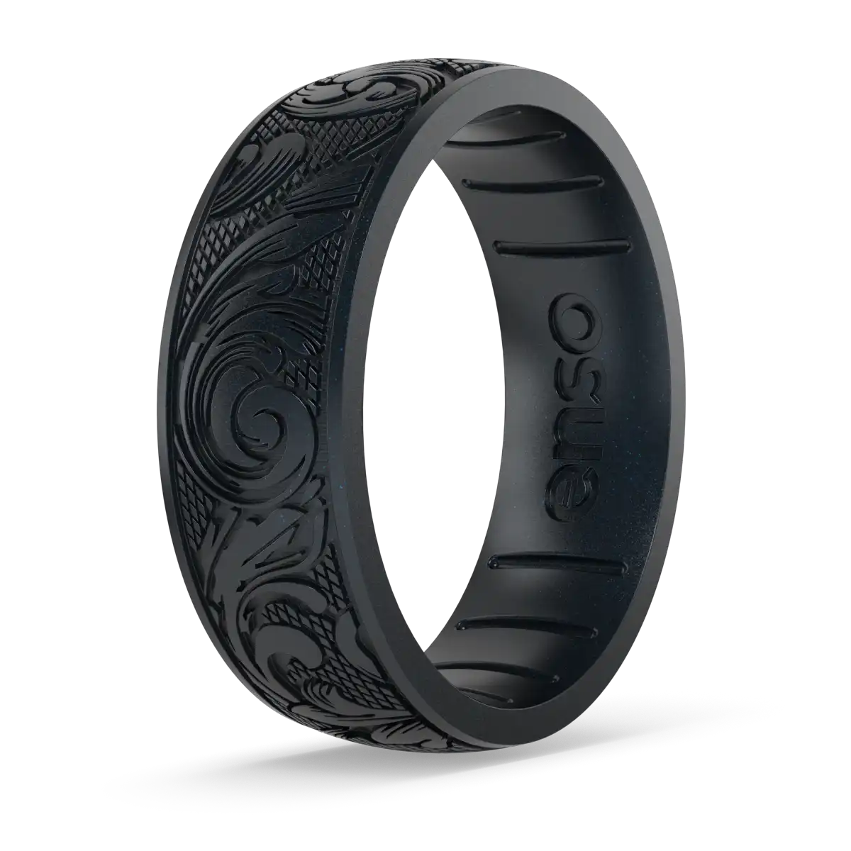 Flourish Ring - Black Pearl