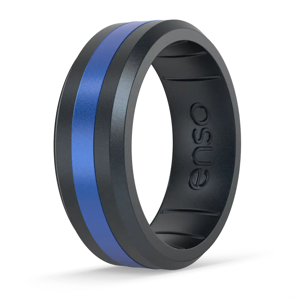 Axis Ring - Black Pearl & Sapphire