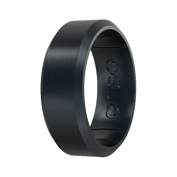 Elements Bevel Ring - Black Pearl