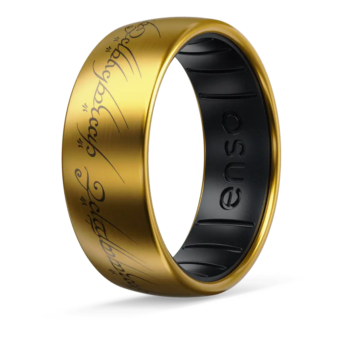 The One Ring The Lord of the Rings Metal Hybrid Ring - 18K Gold Plated Titanium