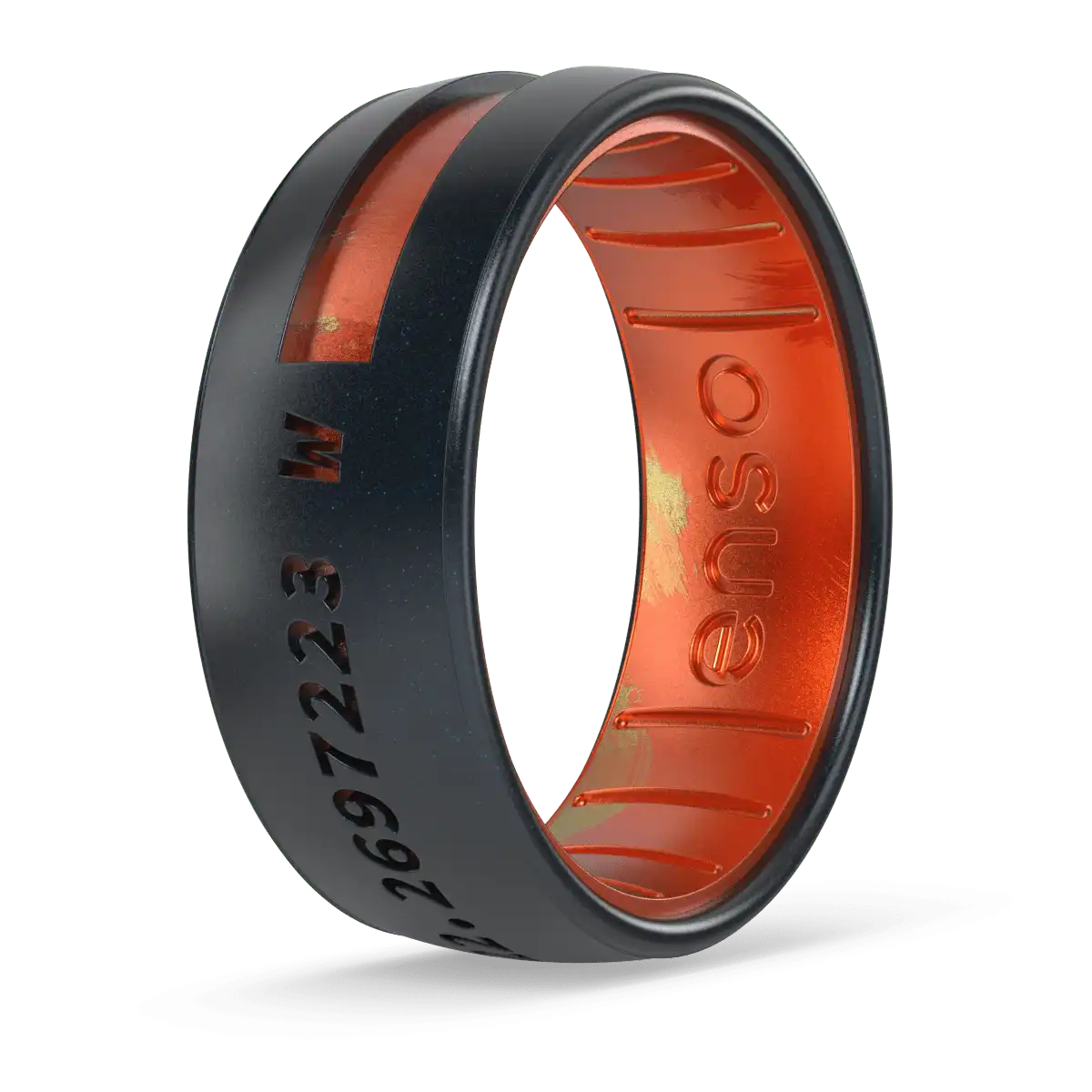 Eldfjall Band Coordinate Chris Burkard Ring - Black Pearl