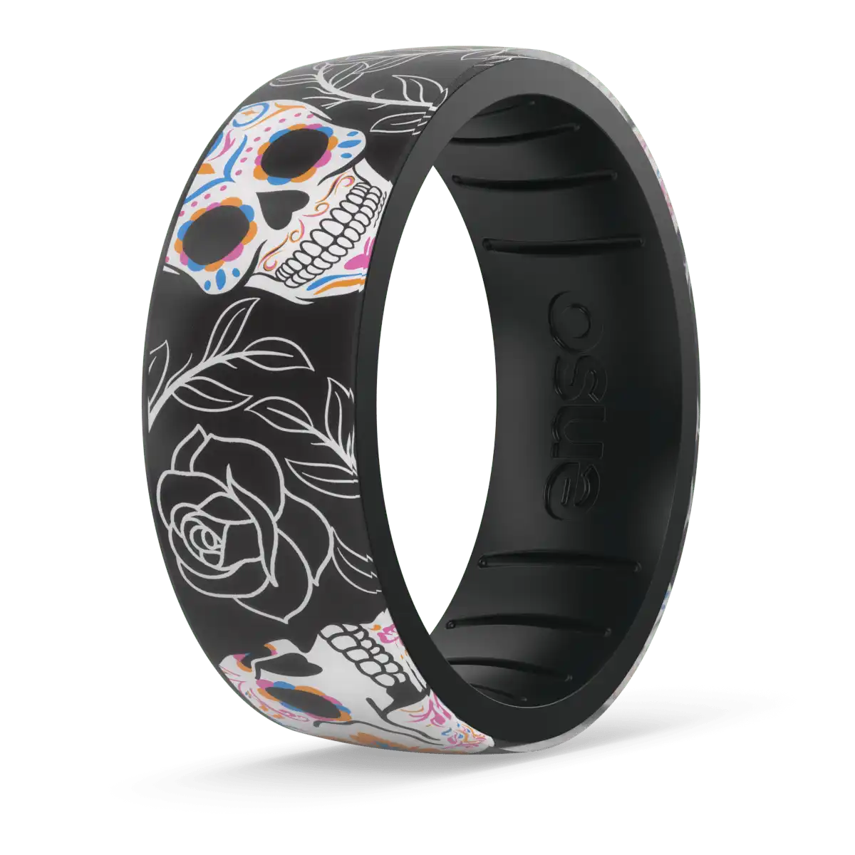 Vined Veil Ring - Black