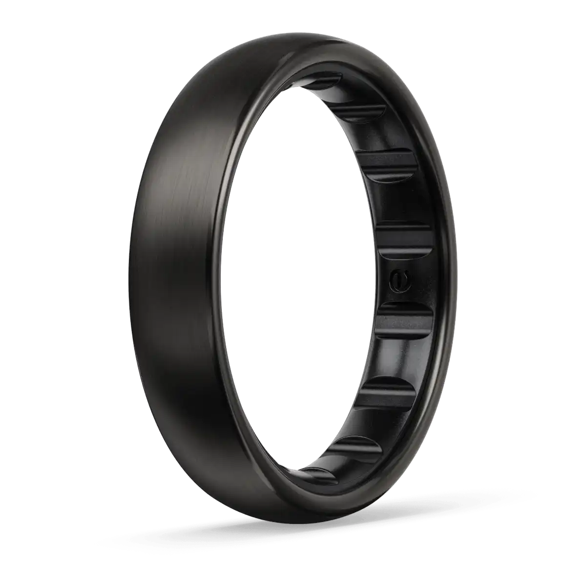 Thin Metal Hybrid Ring - Black Zirconium