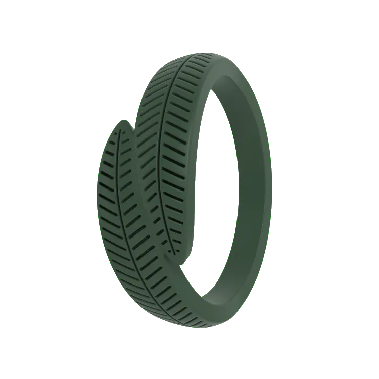 Banana Leaf Ring - Spruce