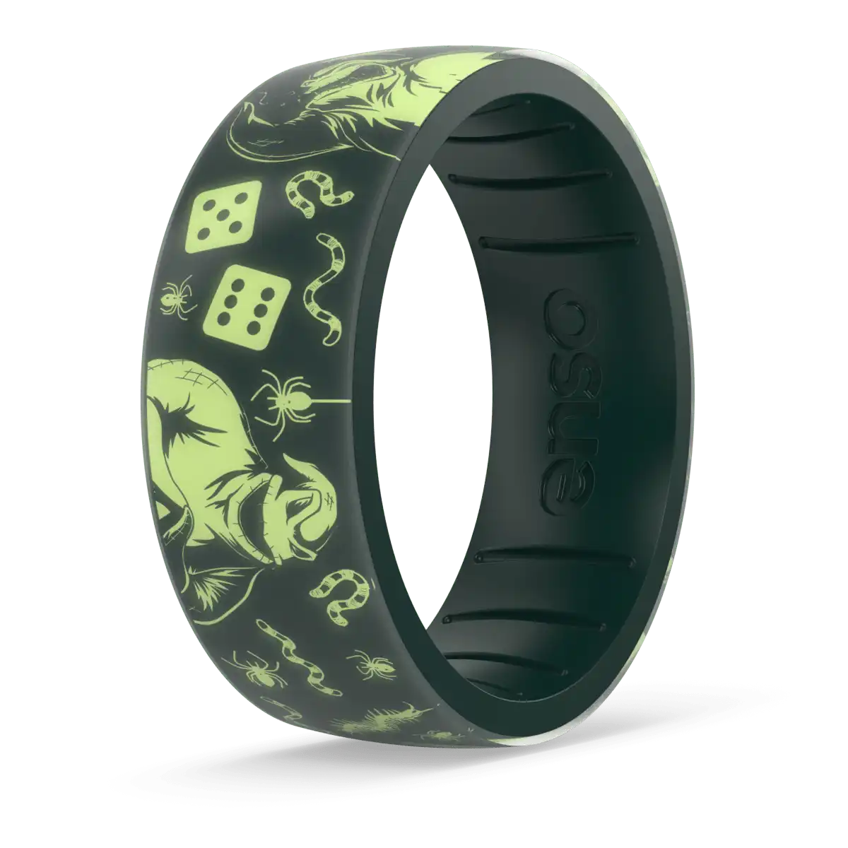 Oogie Boogie's Grinning Gamble Nightmare Before Christmas Ring - Black Pearl